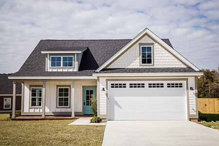 house with asphalt roof